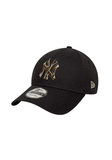 Cappello New Era 9FORTY New York Yankees MLB Outline Nero Camo Unisex NEW ERA | Cappelli | 60771853-